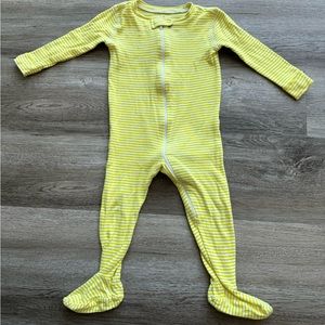 PRIMARY 12-18 mo. Organic Zip Footie Pajamas